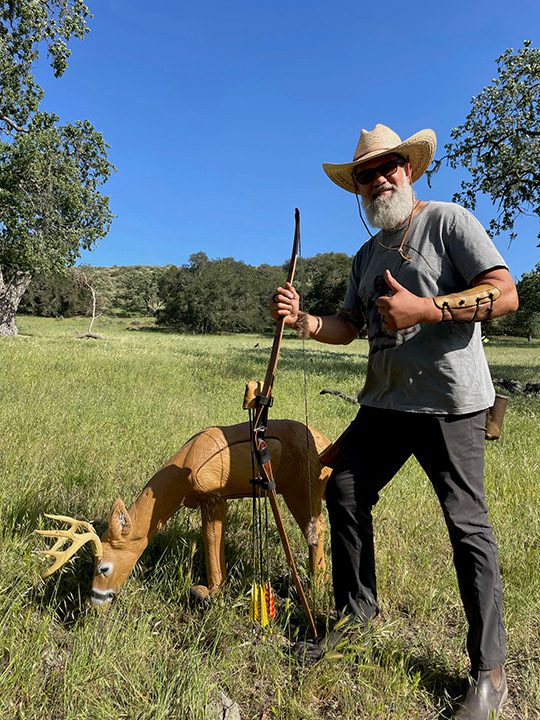 Traditional Bowhunters of California event near Los Olivos, CA